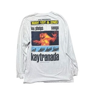 Rare Kaytranada x Lou Phelps Red Rocks Concert Tee Merch EDM Size L